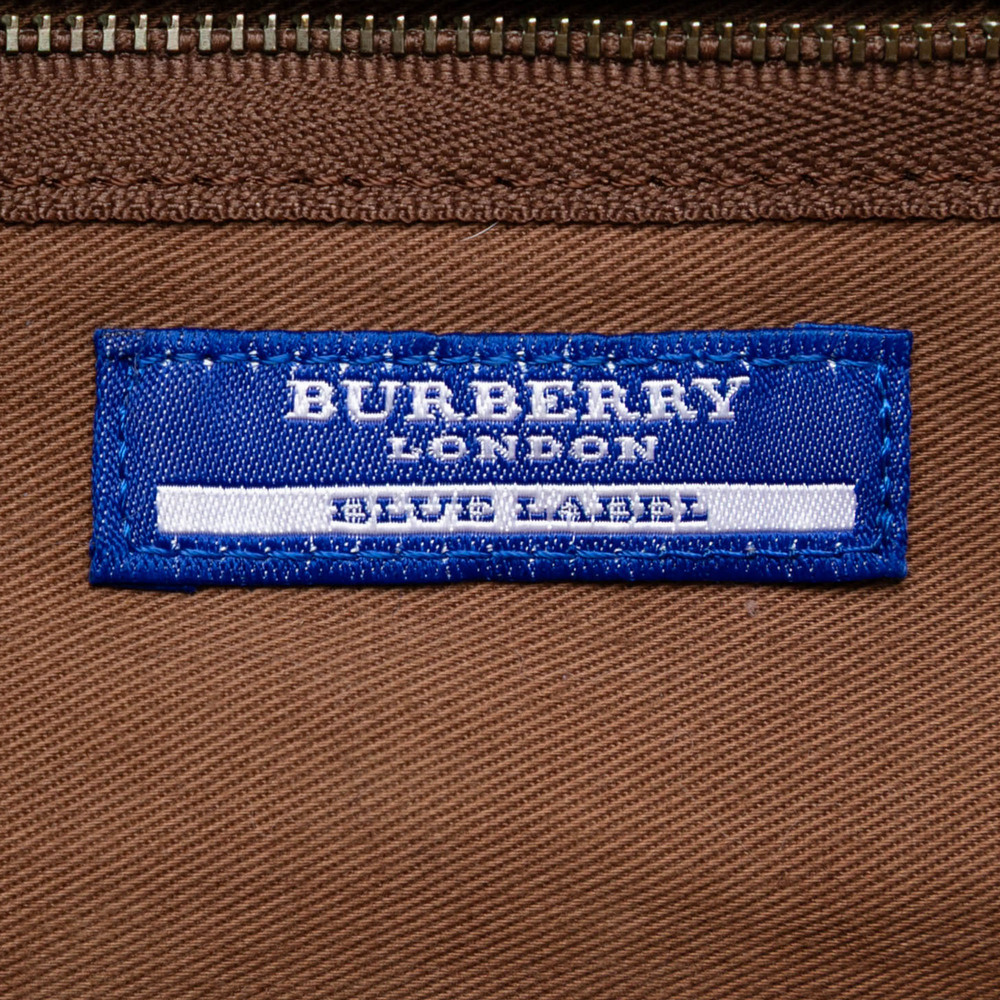 Pre-Loved Burberry Nova Check Canvas Handbag - Picture 5 of 6